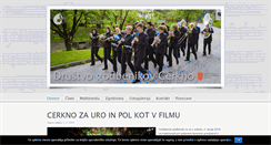 Desktop Screenshot of godba-cerkno.si